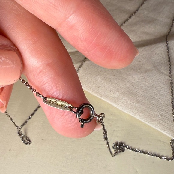 TIFFANY & CO- Rare Frank Gehry Orchid Drop Necklace .925 Sterling Silver - Picture 10 of 10